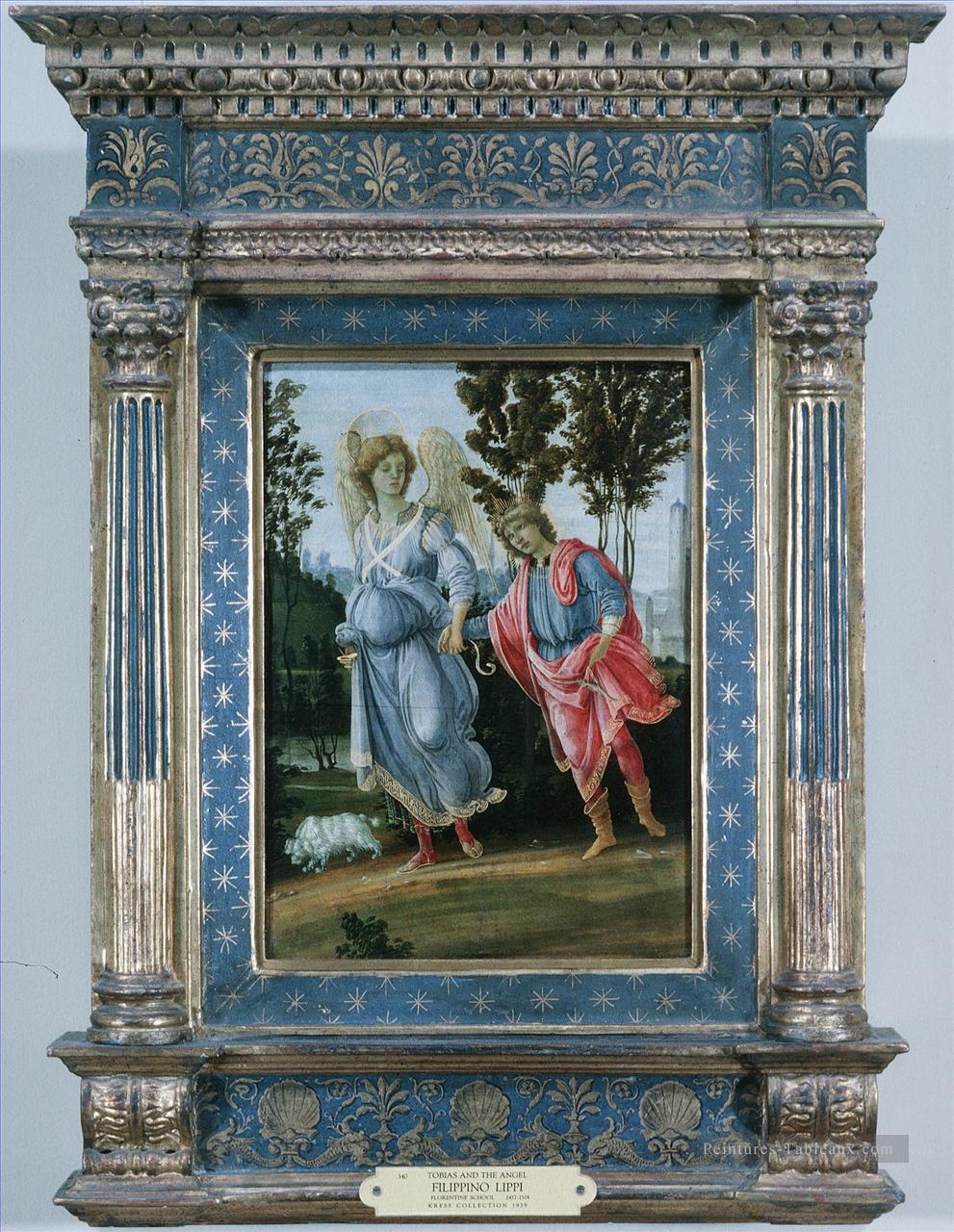Tobias et l’ange Christianisme Filippino Lippi Peintures à l'huile
